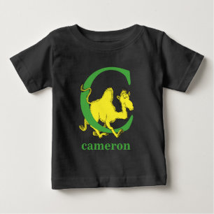 Dr. Seuss's ABC: Buchstabe C - Grün   Namen hinzuf Baby T-shirt