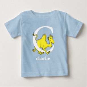 Dr. Seuss's ABC: Buchstabe C - Weiß   Namen hinzuf Baby T-shirt