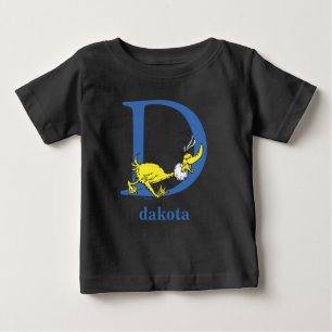 Dr. Seuss's ABC: Buchstabe D - Blau   Namen hinzuf Baby T-shirt