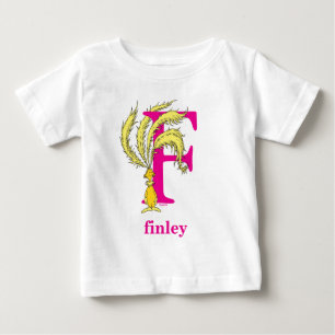 Dr. Seuss's ABC: Buchstabe F - Rosa Namen hinzuf Baby T-shirt