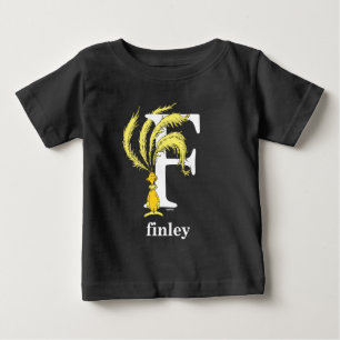 Dr. Seuss's ABC: Buchstabe F - Weiß Namen hinzuf Baby T-shirt