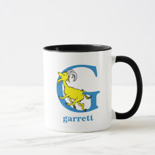 Dr. Seuss's ABC: Buchstabe G - blau  Name hinzufüg Tasse