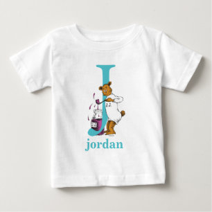 Dr. Seuss's ABC: Buchstabe J - Türkis   Namen hinz Baby T-shirt