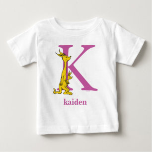 Dr. Seuss's ABC: Buchstabe K - Lila   Namen hinzuf Baby T-shirt