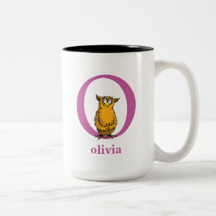 Dr. Seuss's ABC: Buchstabe O - Lila   Namen hinzuf Zweifarbige Tasse