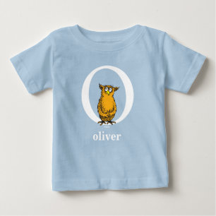 Dr. Seuss's ABC: Buchstabe O - Weiß   Namen hinzuf Baby T-shirt