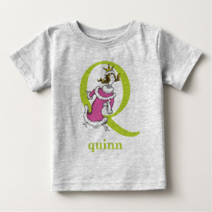 Dr. Seuss's ABC: Buchstabe Q - Grün Namen hinzuf Baby T-shirt