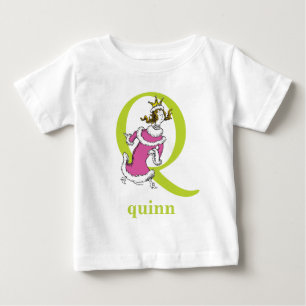 Dr. Seuss's ABC: Buchstabe Q - Grün Namen hinzuf Baby T-shirt