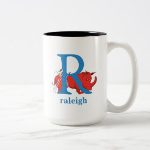 Dr. Seuss's ABC: Buchstabe R - Blau   Fügen Sie Ih Zweifarbige Tasse