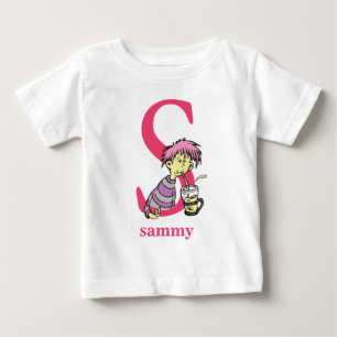 Dr. Seuss's ABC: Buchstabe S - Pink   Fügen Sie Ih Baby T-shirt