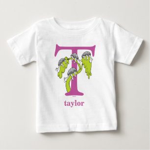 Dr. Seuss's ABC: Buchstabe T - Lila   Namen hinzuf Baby T-shirt