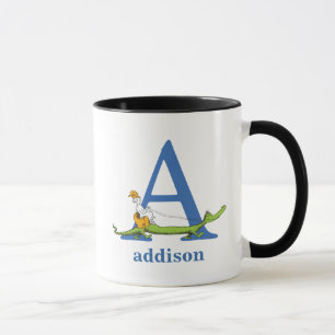 Dr. Seuss's ABC: Letter A - Blue Add Your Name Tasse