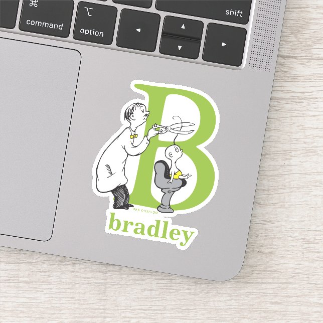 Dr. Seuss's ABC: Letter B - White | Name hinzufüge Aufkleber (Detail)