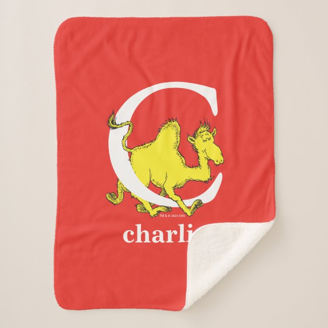 Dr. Seuss's ABC: Letter C - White | Name hinzufüge Sherpadecke (Vorderseite)