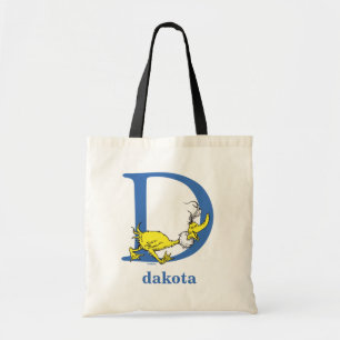 Dr. Seuss's ABC: Letter D - Blue   Name hinzufügen Tragetasche