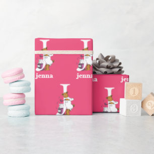 Dr. Seuss's ABC: Letter J - White Name hinzufüge Geschenkpapier