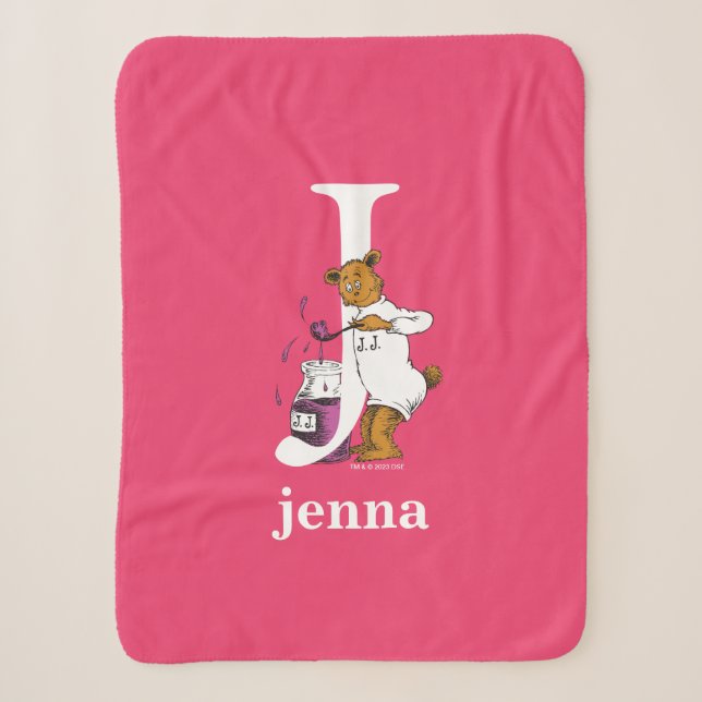 Dr. Seuss's ABC: Letter J - White | Name hinzufüge Sherpadecke (Vorderseite)
