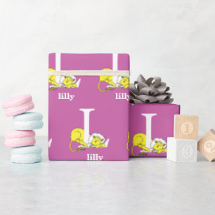 Dr. Seuss's ABC: Letter L - White Name hinzufüge Geschenkpapier