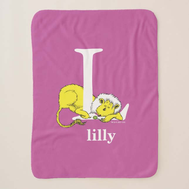 Dr. Seuss's ABC: Letter L - White | Name hinzufüge Sherpadecke (Vorderseite)
