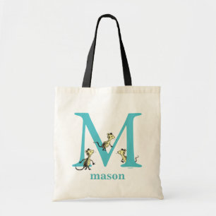 Dr. Seuss's ABC: Letter M - Aquamarin   Name hinzu Tragetasche