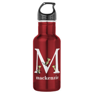 Dr. Seuss's ABC: Letter M - White   Name hinzufüge Edelstahlflasche