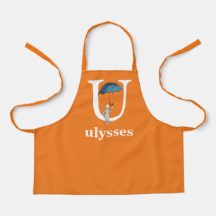 Dr. Seuss's ABC: Letter U - White   Add Your Name Schürze