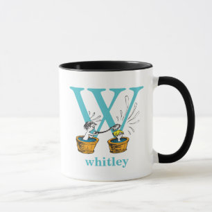 Dr. Seuss's ABC: Letter W - Blue Name hinzufügen Tasse
