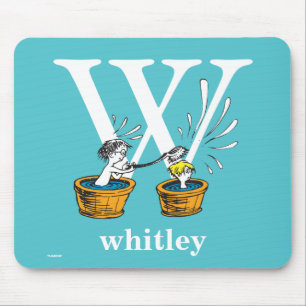 Dr. Seuss's ABC: Letter W - White   Name hinzufüge Mousepad