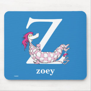 Dr. Seuss's ABC: Letter Z - White   Name hinzufüge Mousepad