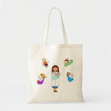 Dr. Surrounded by Angels Tote Bag