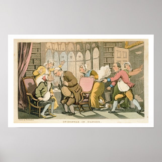 Dr. Syntax in Gefahr, aus "Die Tour des Dr. Syntax Poster (Vorne)