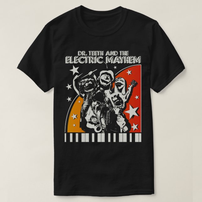 Dr. Teeth und der Electric Mayhem T-Shirt (Design vorne)