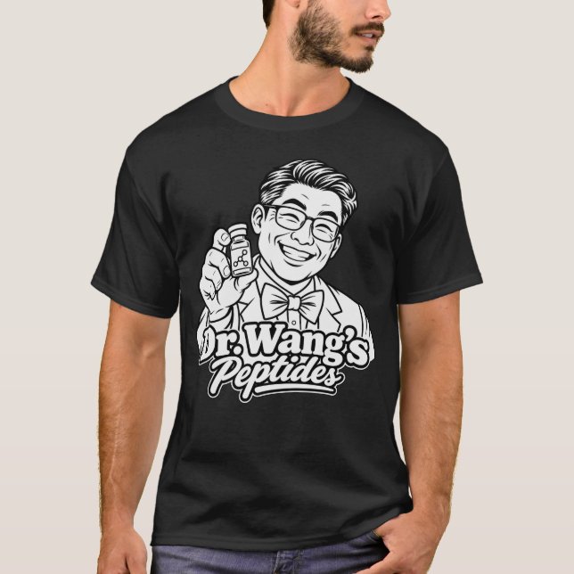 Dr Wang's Peptide T-Shirt (Vorderseite)