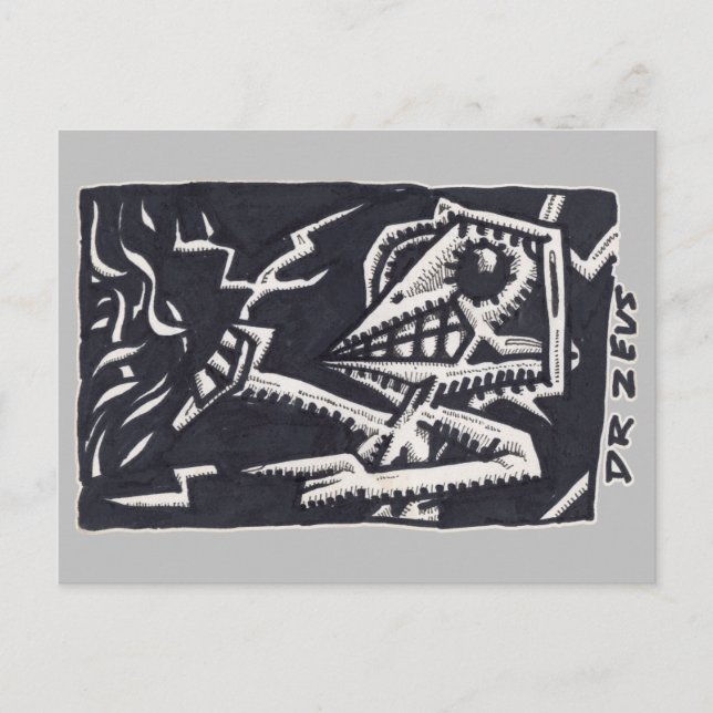 Dr. Zeus Postkarte (Vorderseite)