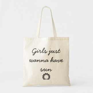 Draagtas Schoudertas Girls just wanna have sun Tragetasche
