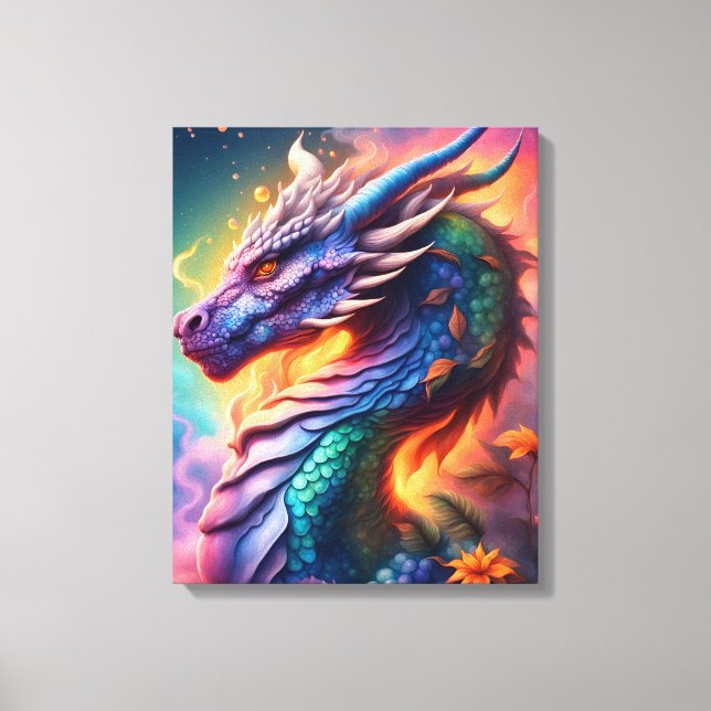 Drache 40,6 cm x 50,8 cm leinwanddruck (Vorderseite)