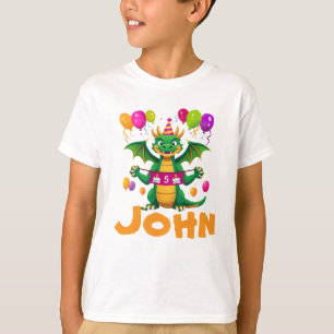Drache 5. Geburtstag JOHN T-Shirt