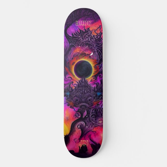 Drache, 8 1/4" Skateboarddecke Skateboard (Vorderseite)