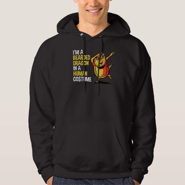 Drache aus menschlichem Kostüm Hoodie (Vorderseite)