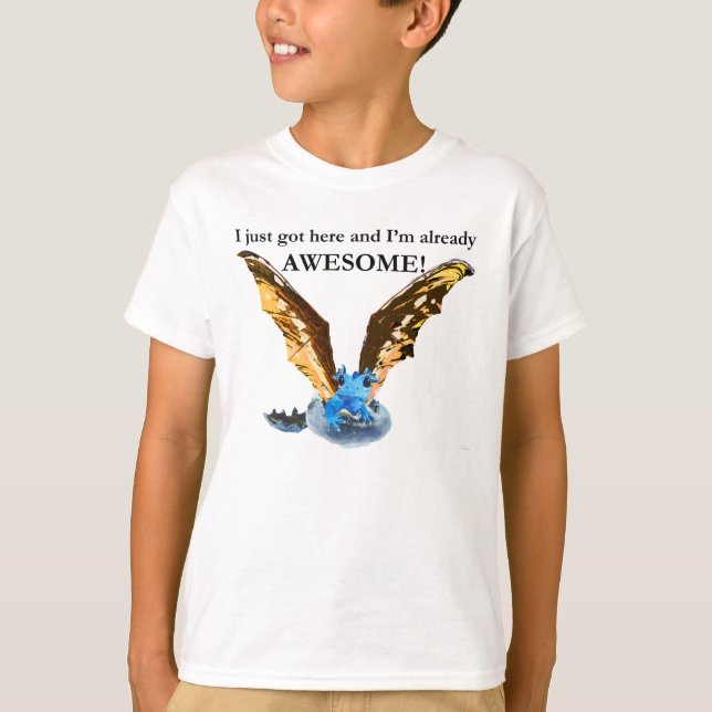 Drache-Ausbrüten T-Shirt (Vorderseite)