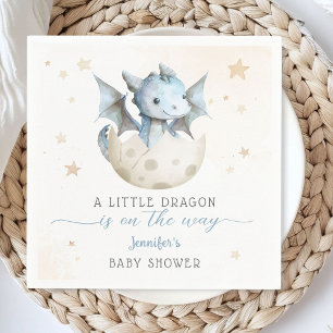 Drache Baby Shower Junge Blaue Drache Papier Servi Serviette