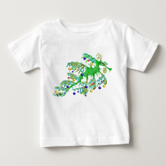 Drache Baby T-shirt (Vorderseite)