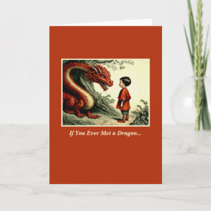 Drache Bilderbuch Karte