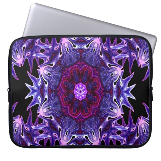 Drache Blume....... Laptopschutzhülle (Vorderseite)
