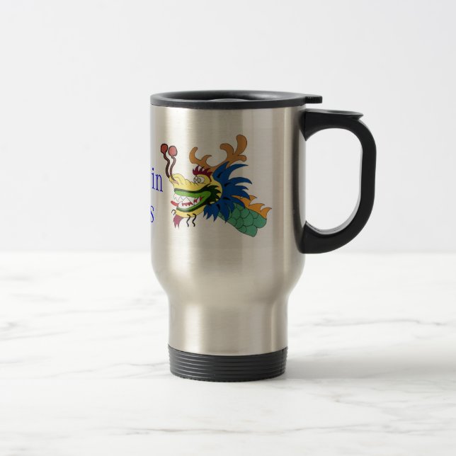 Drache-Bootfahrt-Tasse Reisebecher (Rechts)