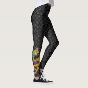 Drache-Boots-Leggings-kleiner Golddrache Leggings