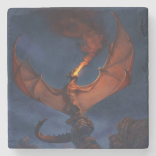 Drache-Brüllen Steinuntersetzer