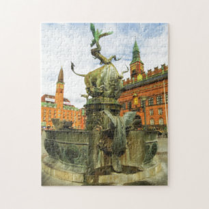 Drache-Brunnen in Kopenhagen