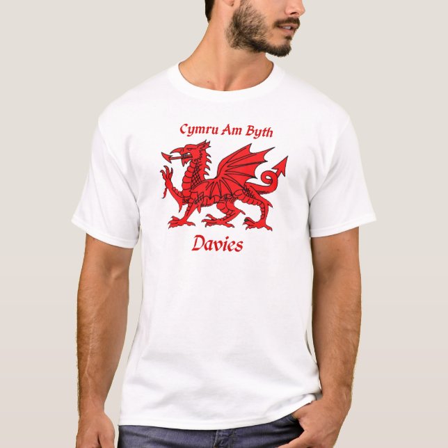 Drache Davies Waliser T-Shirt (Vorderseite)