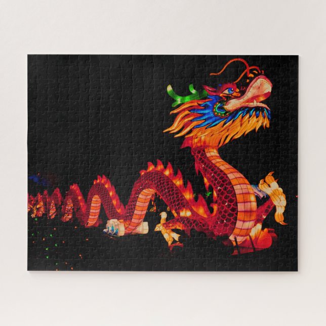 Drache der glühenden Chinesischen Parade (Horizontal)